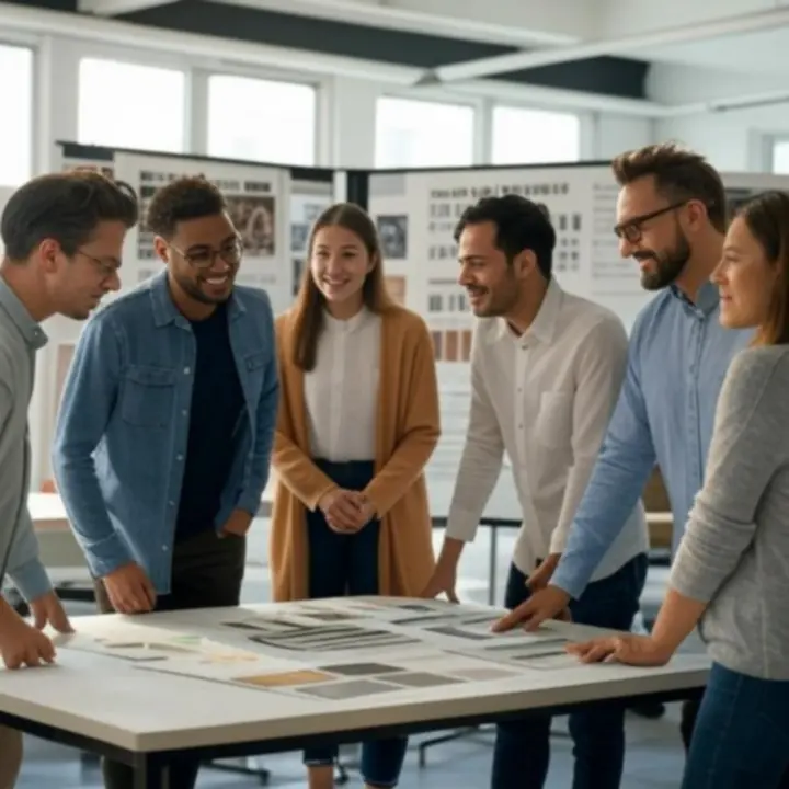 Zespół PolishSignage pracujący w nowoczesnej przestrzeni biurowej